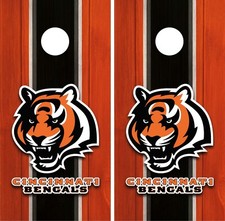 Cincinnati Bengals Cornhole Board Vinyl Sticker - Decal Wrap