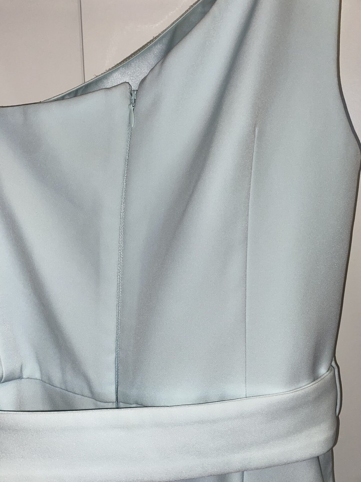 FOREVER NEW Mint Green One Shoulder Wide Leg Jumpsuit Size 12 eBay