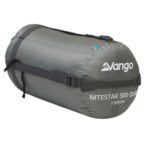 3 Season Tog 10 Warm Rectangular Sleeping Bag-Vango Nitestar Alpha 300 Quad Bag - Picture 8 of 8