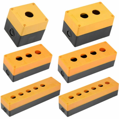 Interrupteurs à poussoir jaunes