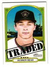 2021 Hudson Head Topps Heritage Minor League Rookie - Pittsburgh Pirates