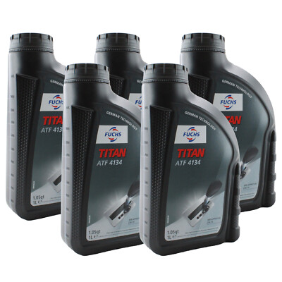 Fuchs 5 Liter TITAN ATF 4134 Red Auto Transmission Fluid 5 x 1L Dodge Maybach MB