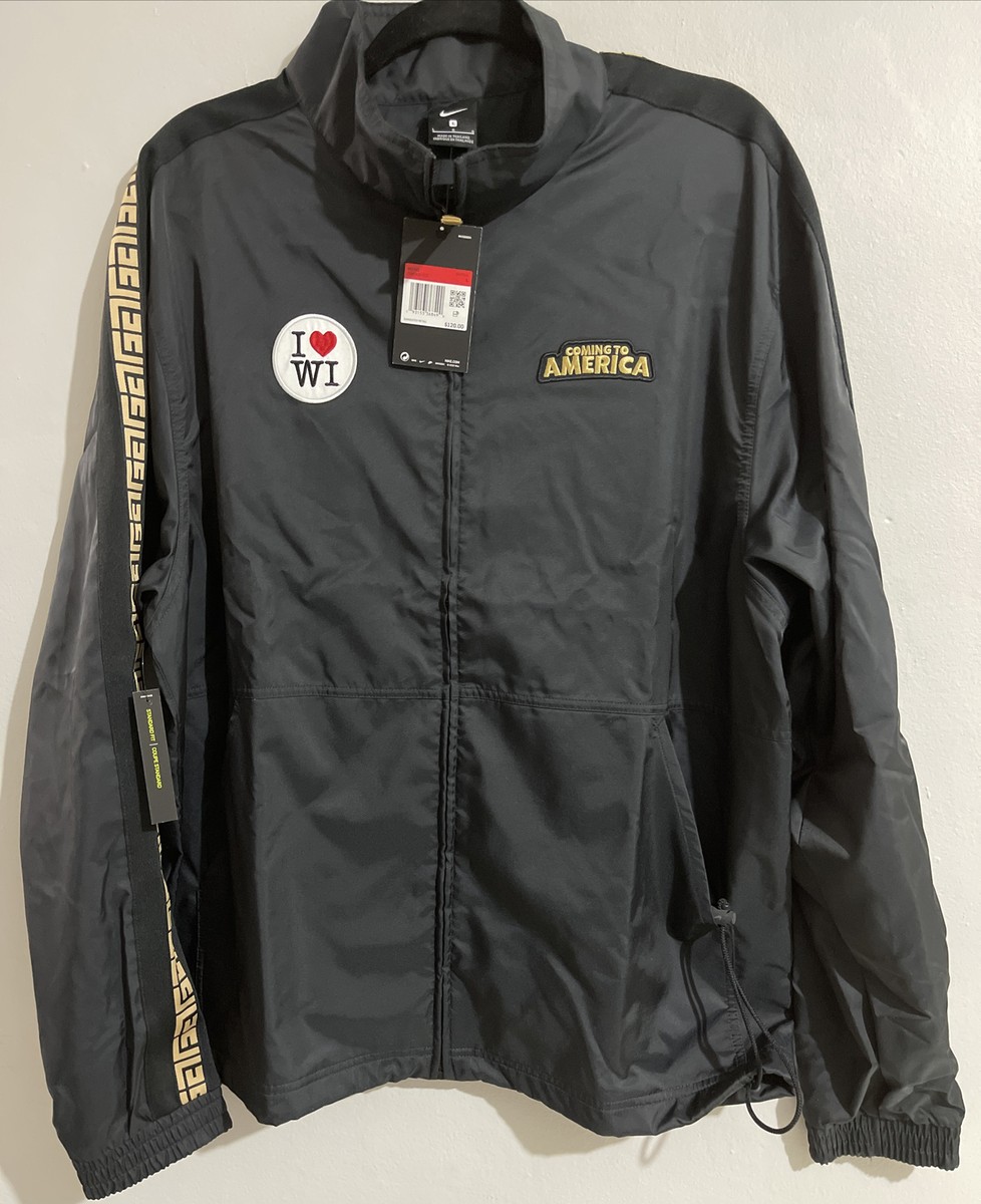 Nike Basketball Giannis Coming To America Track Jacket CQ6308-010 Men's Size L | eBay