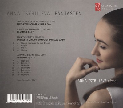 ANNA TSYBULEVA ANNA TSYBULEVA: FANTASIEN NEW CD