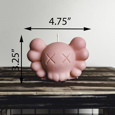 Kaws Companion Figure Pink Candle All Natural Soy Wax | eBay