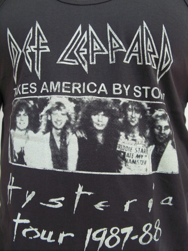 Def Leppard Hysteria Metal Rock Band Tour Mens Tank Top Vest T-Shirt Large - Picture 2 of 3