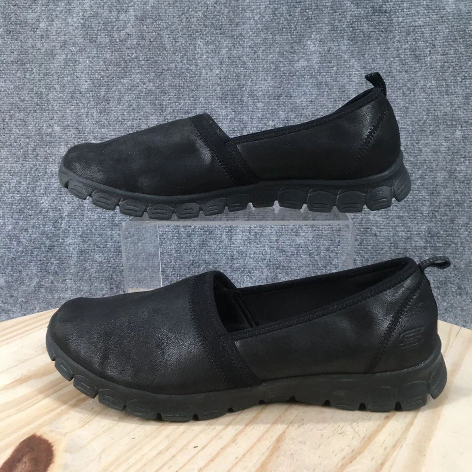 Skechers Shoes Womens 11 EZ Flex 3.0 Songful Slip Ons Sneakers Black Fabric - Image 2 of 4