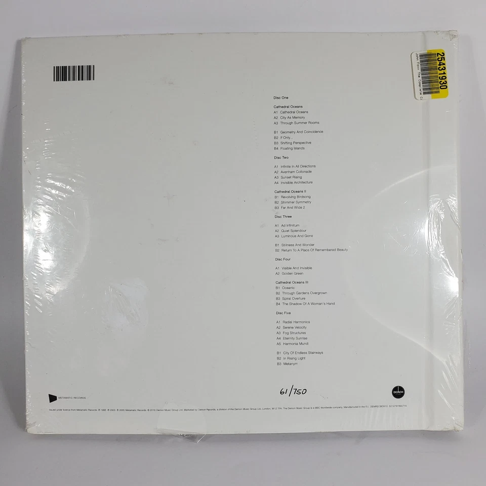 JOHN FOXX - THE COMPLETE CATHEDRAL OCEANS 5LP DELUXE LTD ED #61/750 HTF SEALED - Image 4 of 4