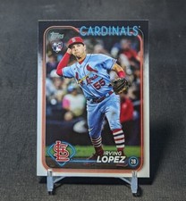 Irving Lopez Rookie RC 2024 Topps Series 2 Card #573 St. Louis Cardinals