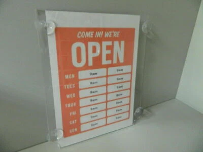 Poster Holder with Suction Cups for Window Display A4, A3 & A2