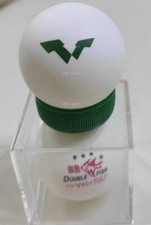 Sponsor Double Fish 2024 Saudi Arabia WTT ITTF Table Tennis Ball Dark Green Ball