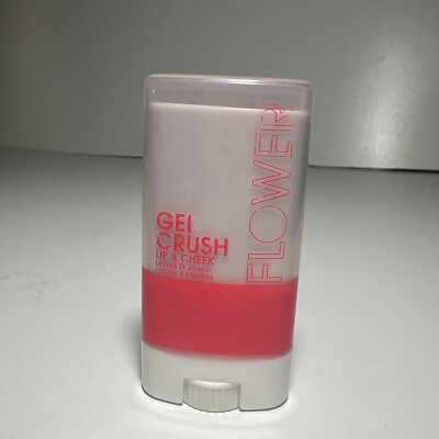 Flower Gel Crush Lip & Cheek, raspberry crush New Sealed 0.33 Oz
