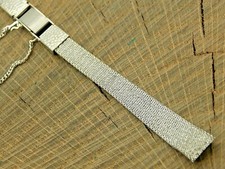 Seiko Vintage NOS Unused Watch Band Butterfly Clasp Stainless 10mm Bracelet