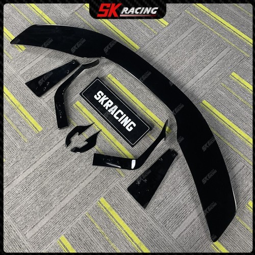 Glossy black Rear Trunk Spoiler Sport Wing Fits McLaren 540C 570S 570GT 2015-19 - Foto 2 di 18