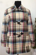Nwt Christopher & Banks Multicolor Women’s Plaid Vibrant Coat Jacket Size S