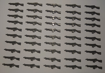 Brickarms - Liquidación/Clearance 50 BAR Metal - Armas para LEGO, Mega Bloks