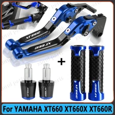 For YAMAHA XT660 XT660X XT660R XT660Z Brake Clutch Lever Handle Grips Ends Sets