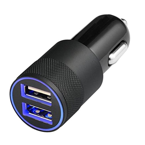 Cargador auto USB dual Adaptador 4.8A para Teléfono - Apple Samsung |