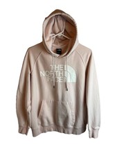 The North Face Hoodie Sweatshirt Pullover Pink Women s L Large Pale Light Pink