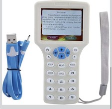 9 Frequency Handheld RFID Copier ID IC Reader Writer Duplicator NFC 125 kHz