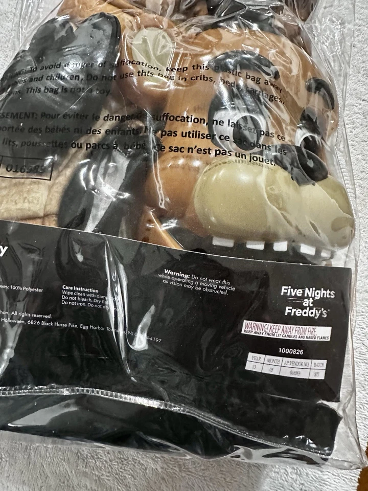 Disfraz Clásico Freddy Fazbear Spirit Child GRANDE - Five Nights at Freddy's NUEVO Foto 4 de 4