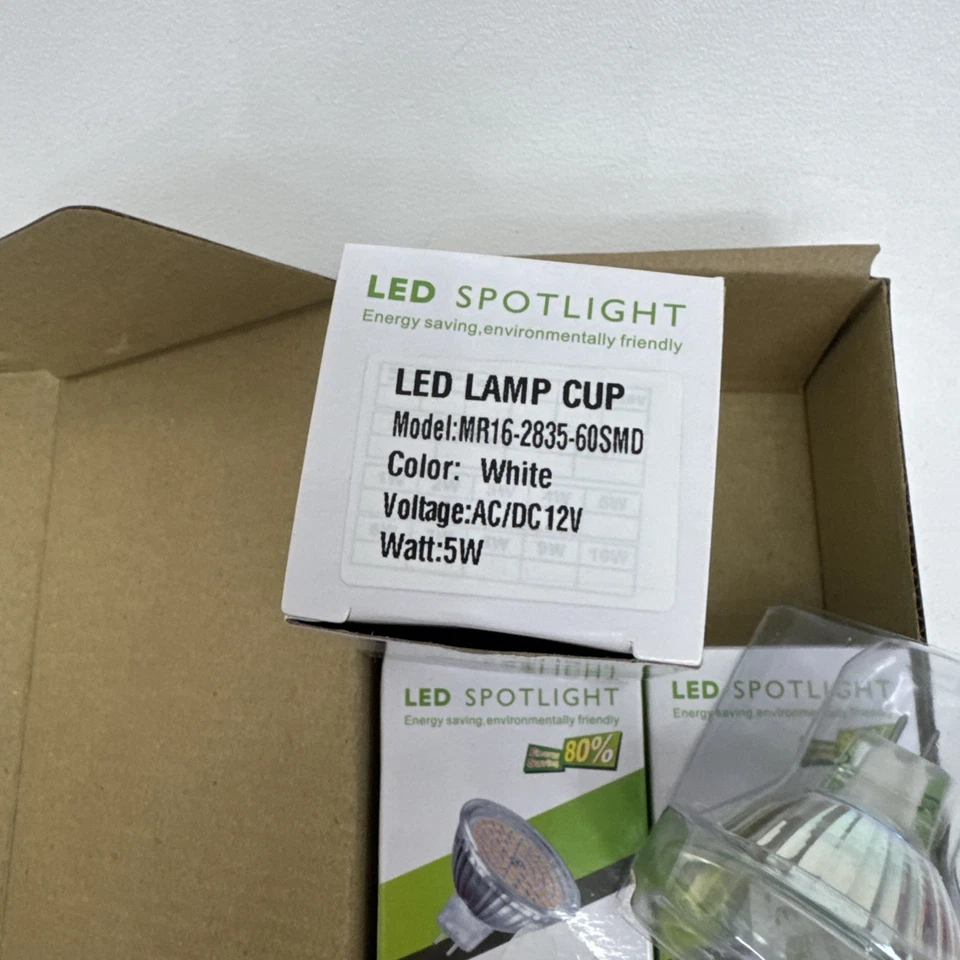 ~7~LED lamps Cup White AC/DC 12v 5w Model MR16-2835-60SMD - Image 3 of 4