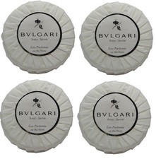 Bvlgari White Tea au the blanc lot of 4 each 2.6oz bars of Soap Total of 10.4oz