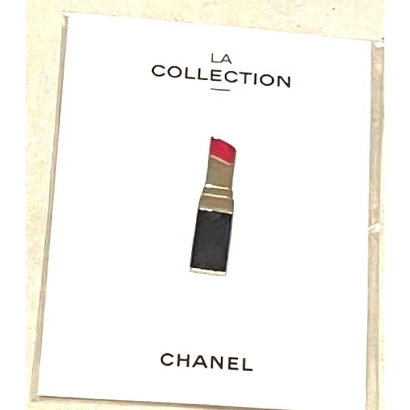 CHANEL Chanel La Collection pin badge lip coco rouge Accessory Limited  - Image 3 of 3