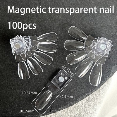 Nail Salon Magnetic Swatch Book Color Test Separable Tips Acrylic Display Book