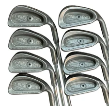 Ping Eye 2 Black Dot Iron Set 3-PW ZZ Lite Stiff Flex Shafts Ping Grips