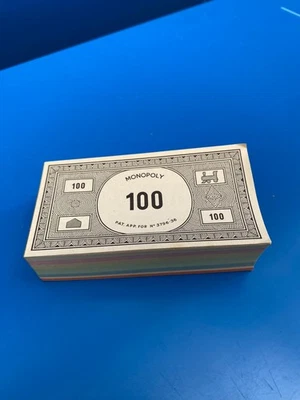 LOT Anciens BILLETS de JEU MONOPOLY VINTAGE en Francs . NEUF - Photo 1/4