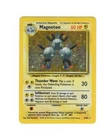 Pokemon Magneton - 9/102 - Pokemon Base Set Unlimited Holo Rare LP WOTC
