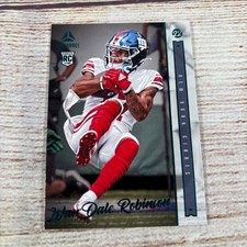 2022 Panini Chronicles Luminance Update Rookies Wan'Dale Robinson #211 Teal (RC)