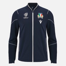 RUGBY ITALY – SWEATSHIRT ANTHEM WITH ZIP - MACRON - RWC 2023