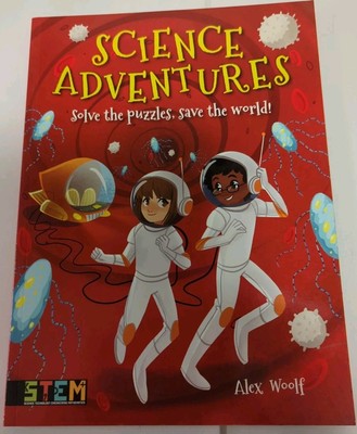 STEM Science Adventures Puzzle Activity Book Solve Puzzles Learn as you go 7+