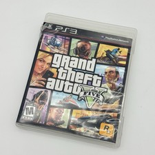 Grand Theft Auto V GTA 5 (Sony PlayStation 3, PS3) Complete w/Map Not For Resale