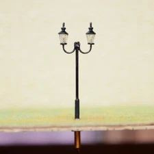 10 x OO / HO scale LED antique street light model railroad path lamp post #S1715