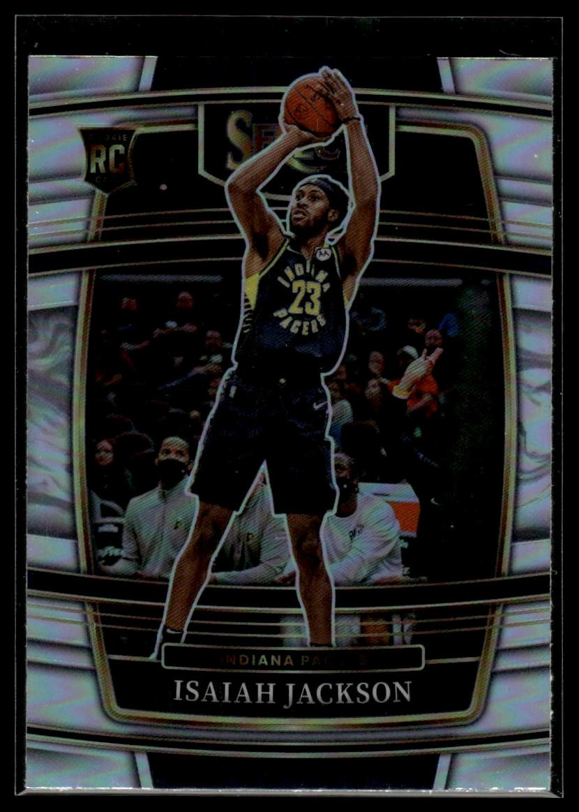 2021-22 Panini Select #55 Isaiah Jackson Silver Prizms