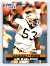 1991 Pro Set Spanish #159 Vaughan Johnson Fresh Break EX-EXMINT