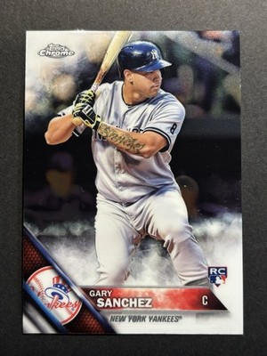 2016 Topps Chrome - Gary Sanchez (RC) #143 Yankees/Brewers