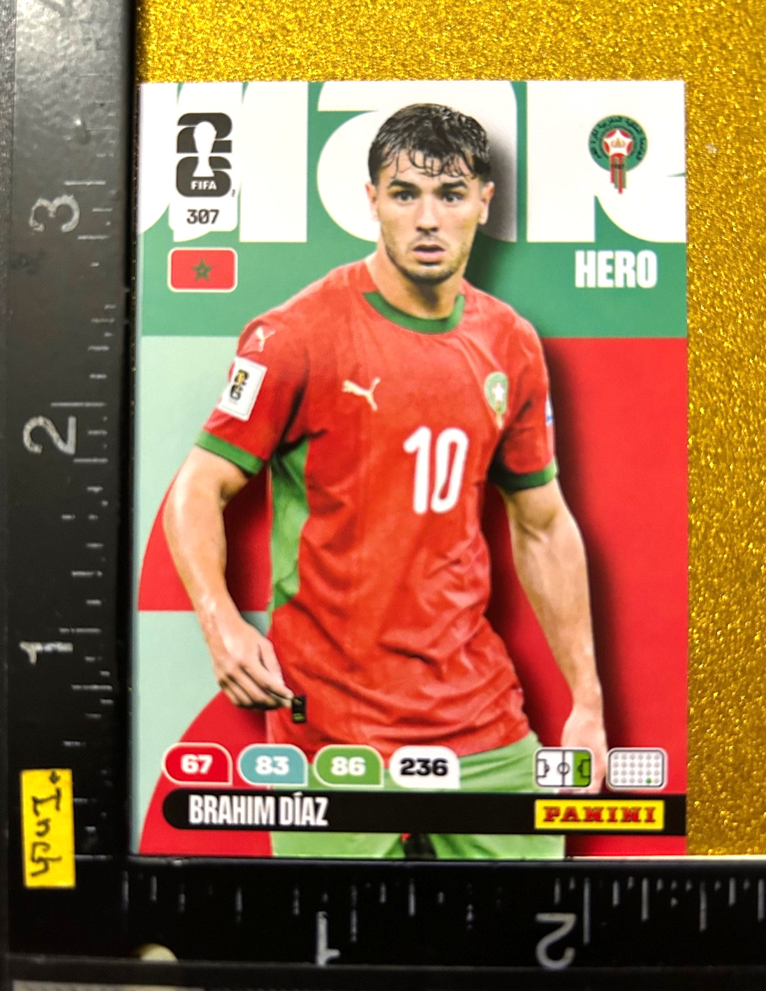 PANINI ADRENALYN XL FIFA WORLD CUP 2026, BRAHIM DIAZ, MOROCCO, CARD#307
