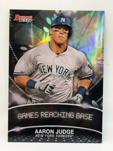 AARON JUDGE 2016 BOWMAN'S BEST #SL-AJ STAT LINE ROOKIE CARD RC BF9022