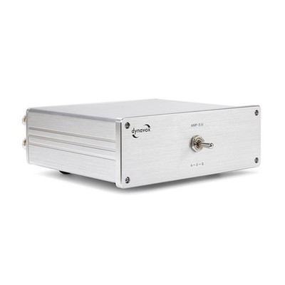 Dynavox Verstärker Boxen Umschalter AMP-S III silber