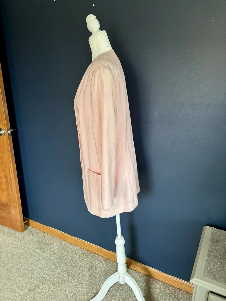 Russ Women’s Vintage Pink Blazer/Jacket Size 16 - Image 2 of 4