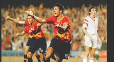 KELME SOCCER Men's SPAIN BARCELONA 92 OLYMPICS JERSEY Size L