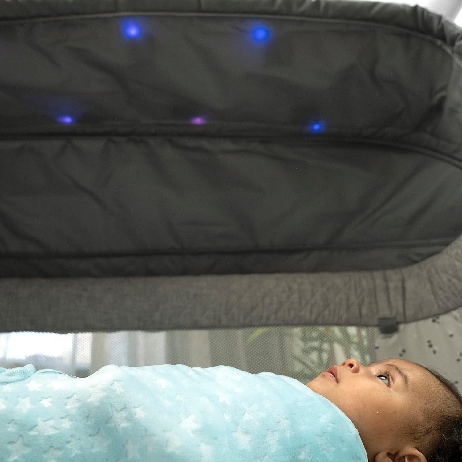 Ingenuity Dream Hero Starlight 3-in-1 Co-Sleeping Bassinet Lume Very Good Cond.