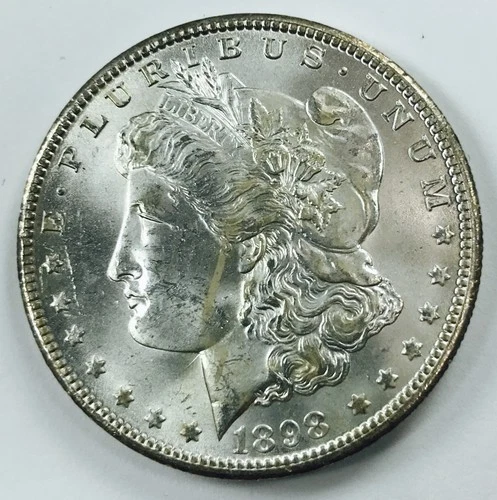 1898 NEW ORLEANS MINT MORGAN DOLLAR! GEM BU+!  90 PERCENT SILVER! NR #P2360