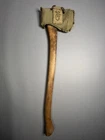 Vintage WW2 Hatchet Camp Felling Splitting Axe, Military Tool 28"  & Cover