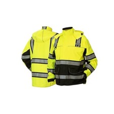 Pyramex Hi-Vis Class 3 Izolowana kurtka odblaskowa bomberka bezpieczeństwa PRACA DROGOWA DUŻA