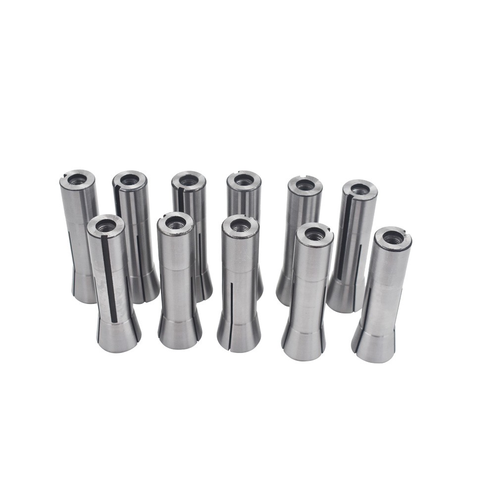 11Pcs R8 Collet Set 1/8" 3/16" 1/4" 5/16" 3/8" 7/16" 1/2" 9/16" 5/8" 11/16" 3/4"